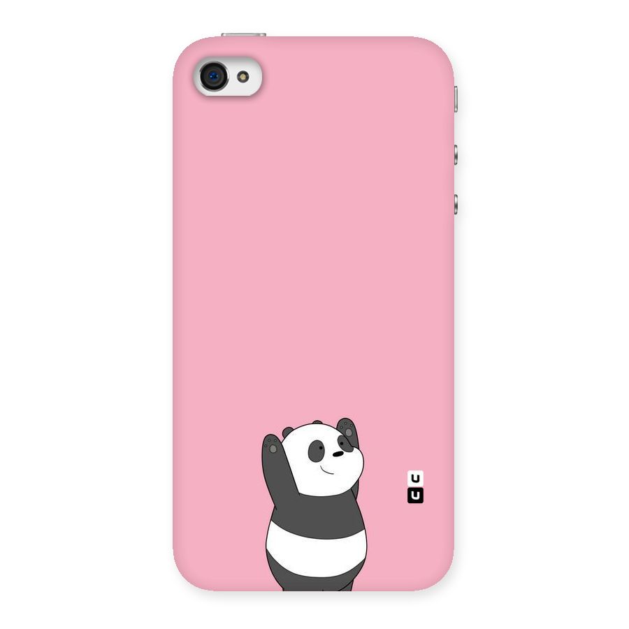 Panda Handsup Back Case for iPhone 4 4s