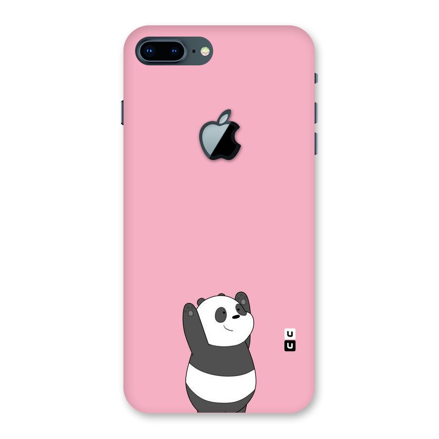Panda Handsup Back Case for iPhone 7 Plus Apple Cut