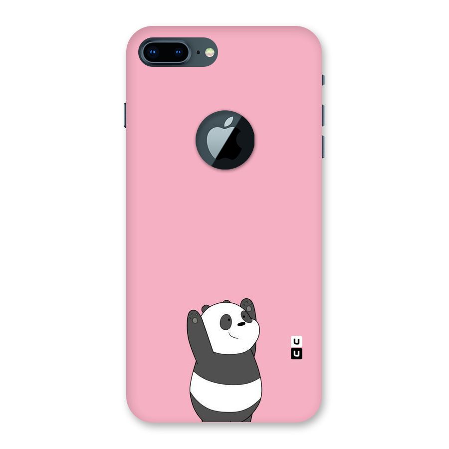 Panda Handsup Back Case for iPhone 7 Plus Logo Cut