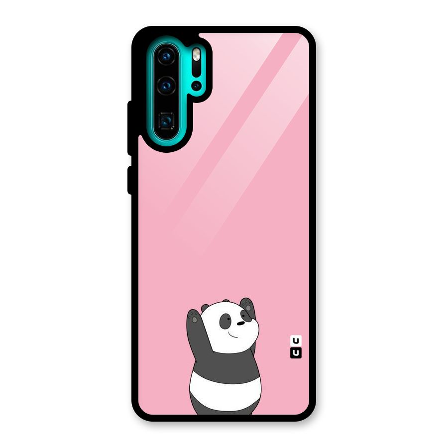 Panda Handsup Glass Back Case for Huawei P30 Pro
