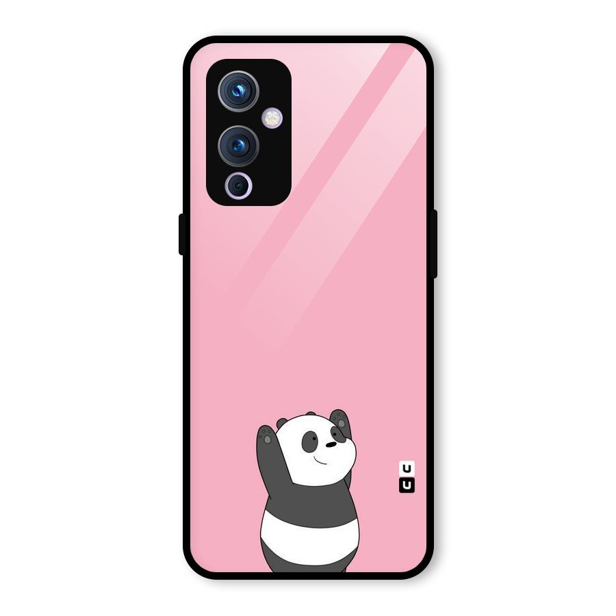Panda Handsup Glass Back Case for OnePlus 9