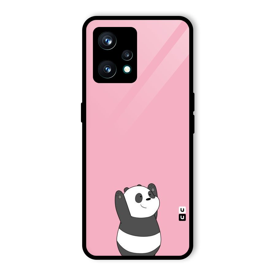 Panda Handsup Glass Back Case for Realme 9 Pro Plus 5G