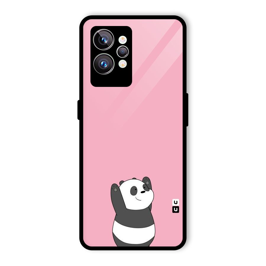 Panda Handsup Glass Back Case for Realme GT2 Pro