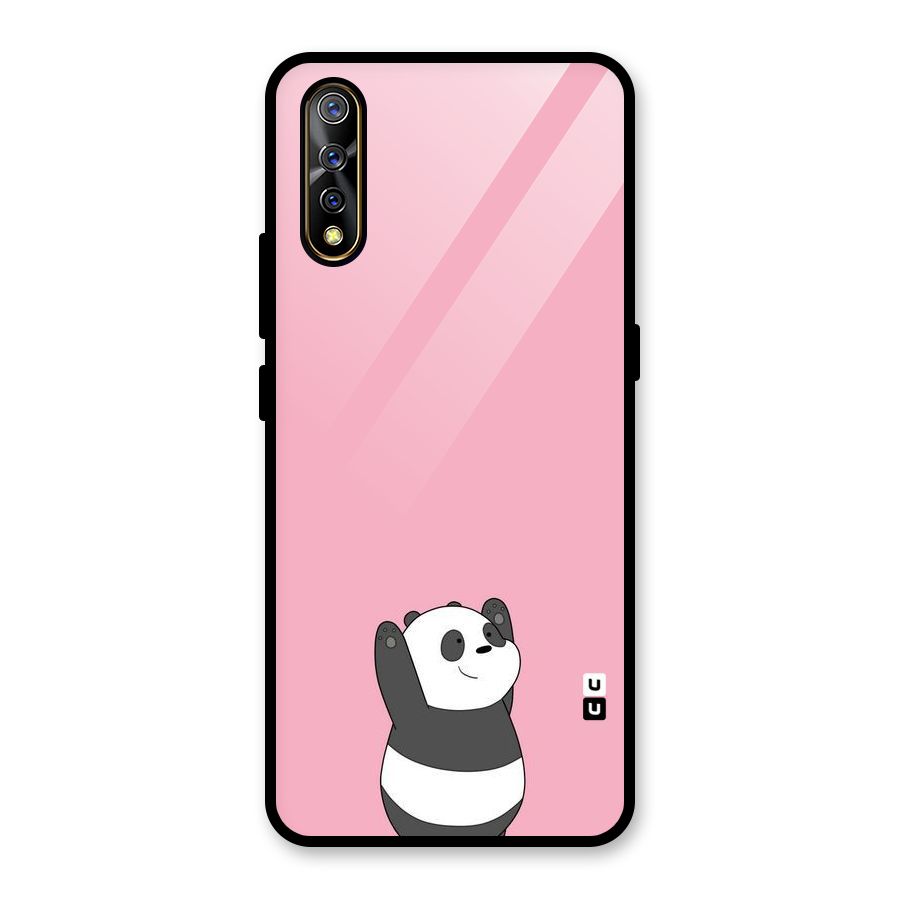 Panda Handsup Glass Back Case for Vivo S1