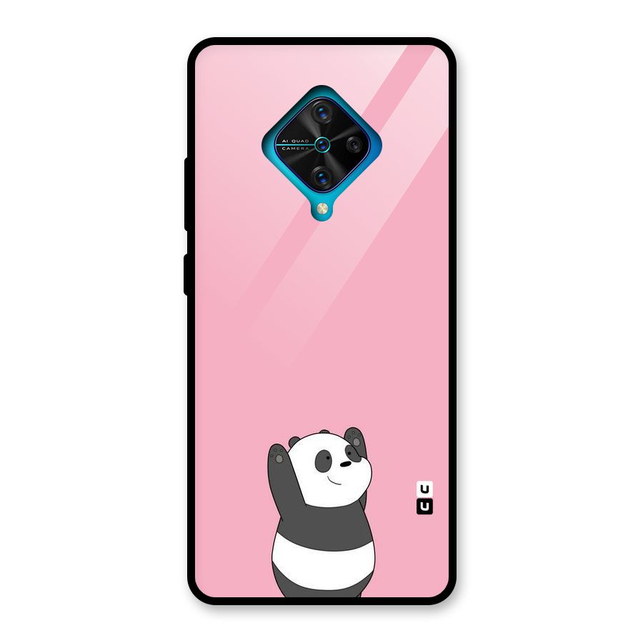 Panda Handsup Glass Back Case for Vivo S1 Pro