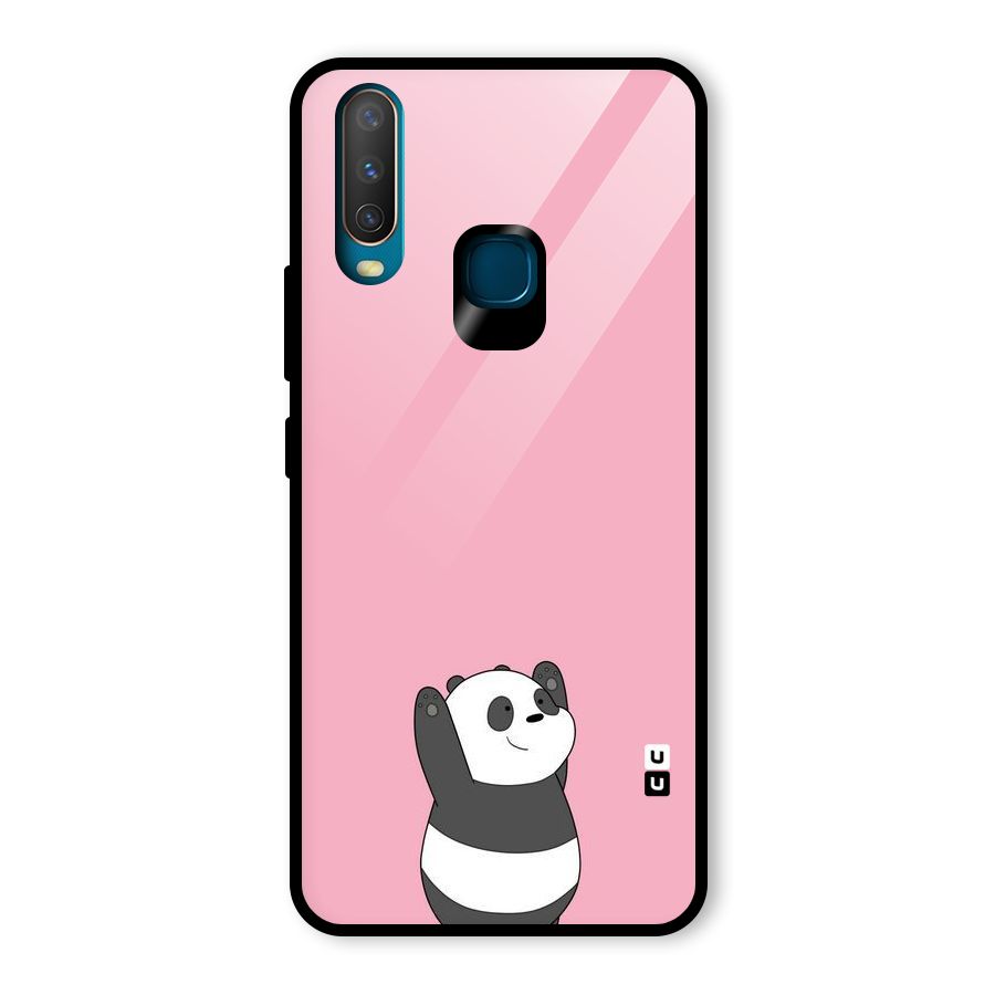 Panda Handsup Glass Back Case for Vivo U10