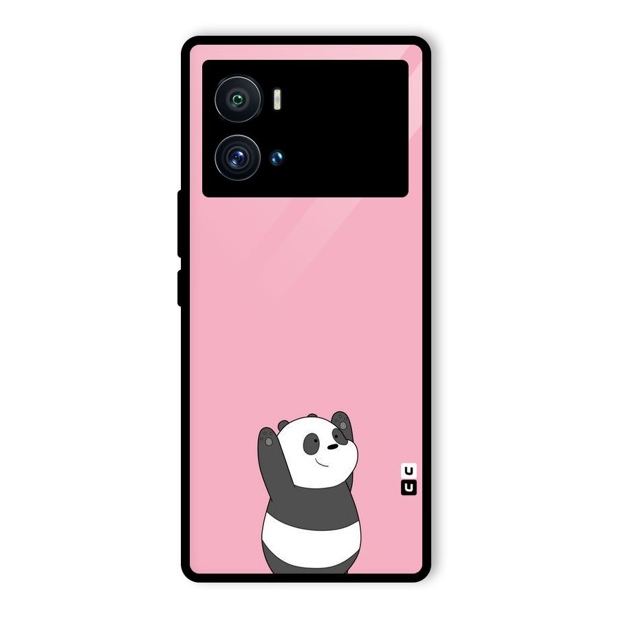 Panda Handsup Glass Back Case for Vivo iQOO 9 Pro