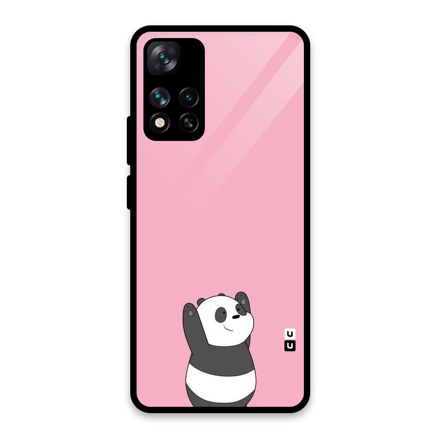 Panda Handsup Glass Back Case for Xiaomi 11i HyperCharge 5G