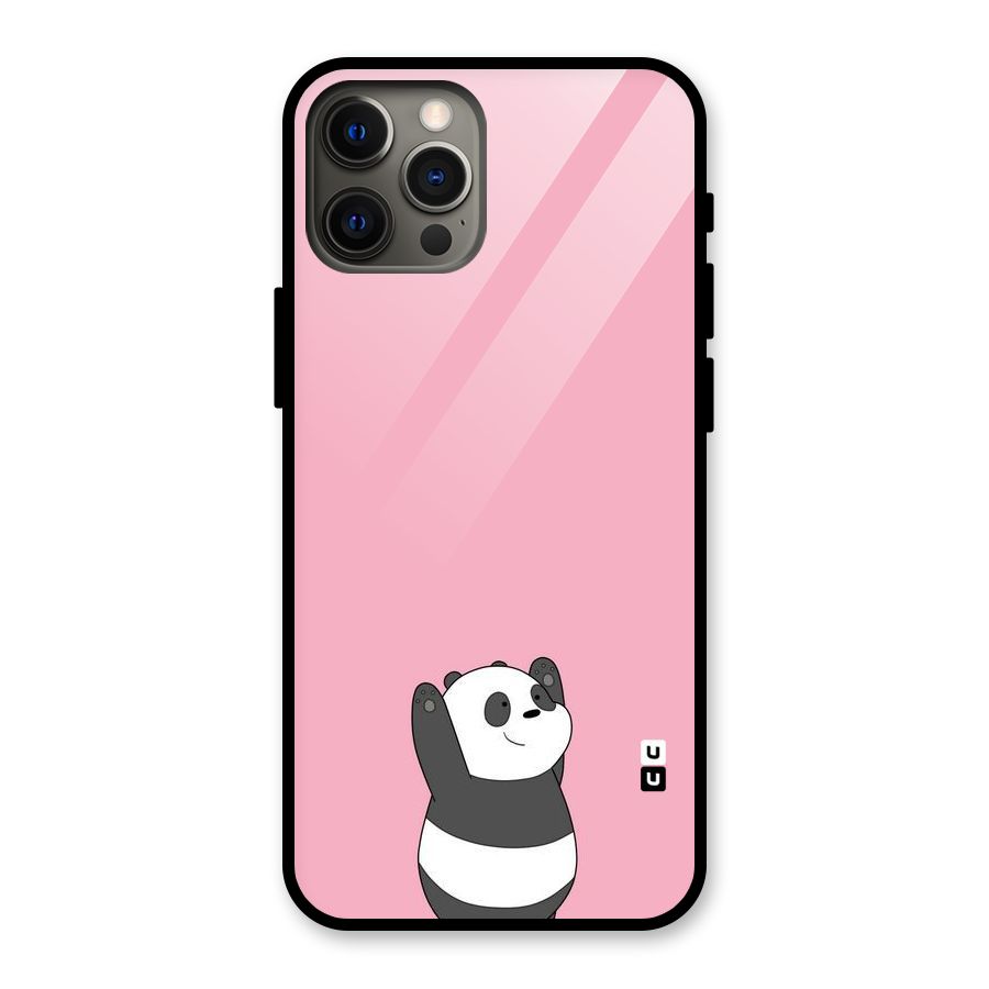 Panda Handsup Glass Back Case for iPhone 12 Pro Max