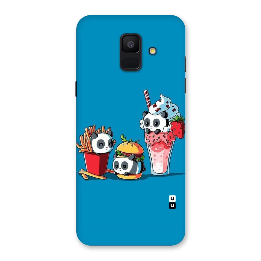 Panda Lazy Back Case for Galaxy A6 (2018)