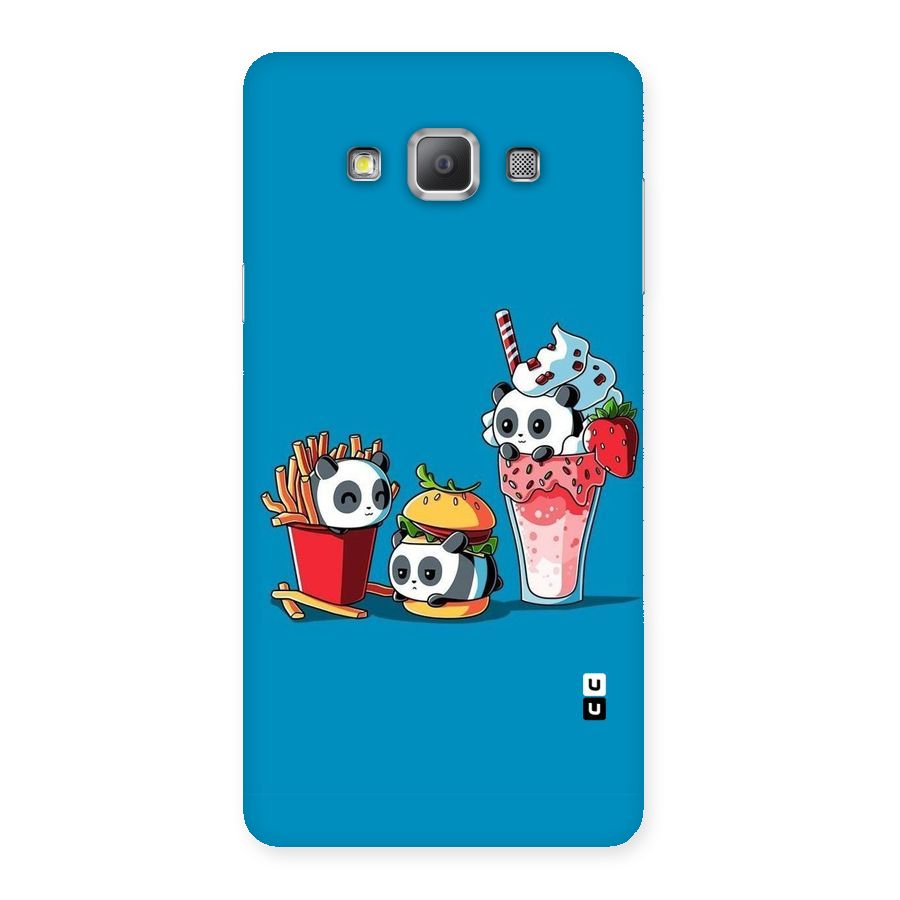 Panda Lazy Back Case for Galaxy A7