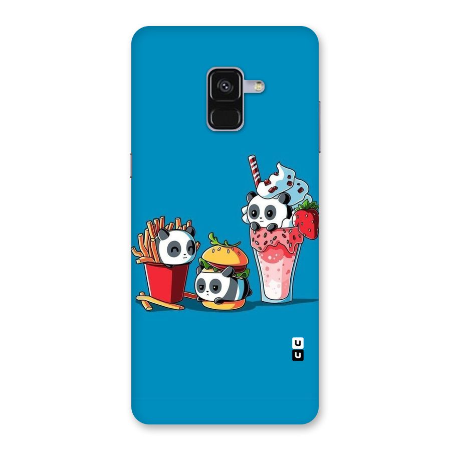 Panda Lazy Back Case for Galaxy A8 Plus