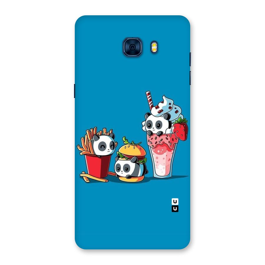 Panda Lazy Back Case for Galaxy C7 Pro