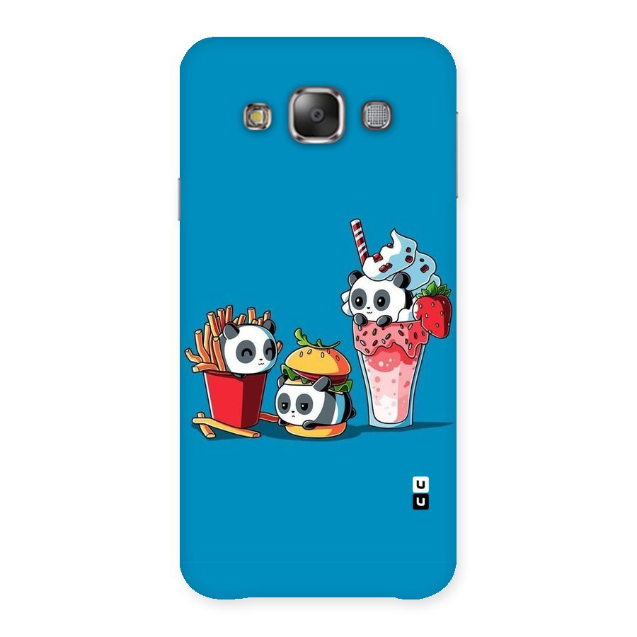 Panda Lazy Back Case for Galaxy E7