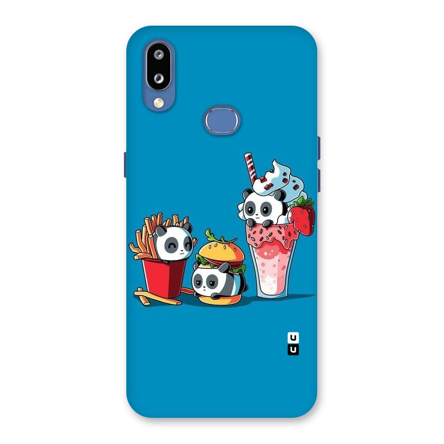 Panda Lazy Back Case for Galaxy M01s