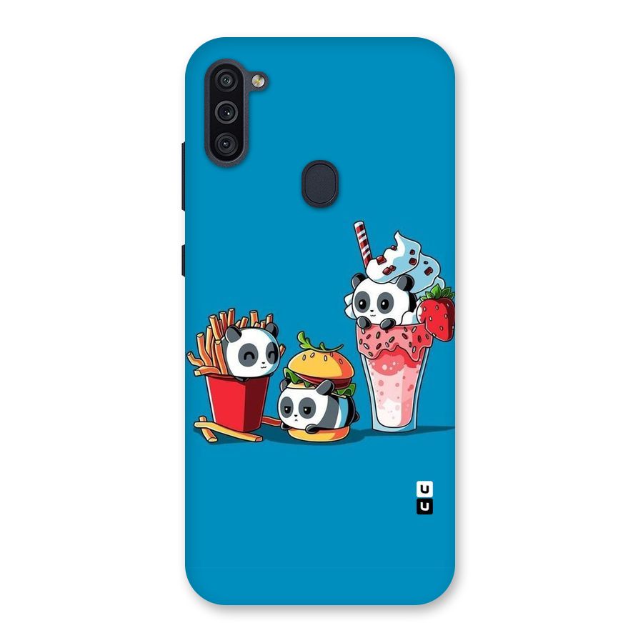 Panda Lazy Back Case for Galaxy M11
