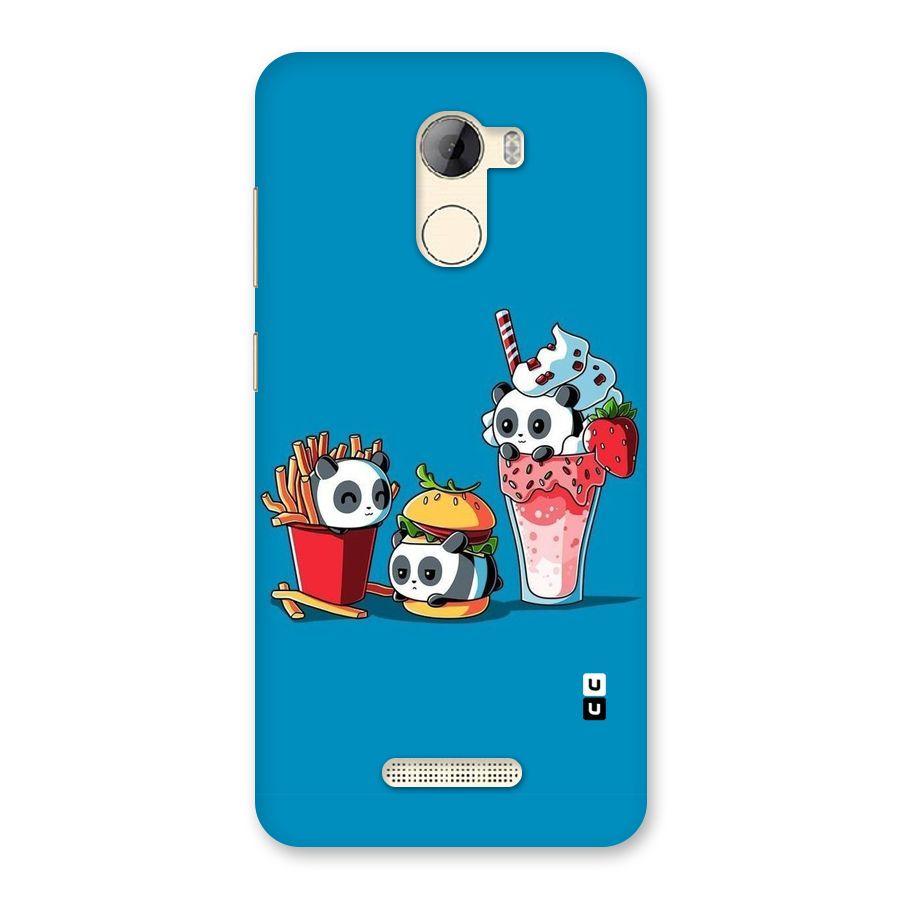 Panda Lazy Back Case for Gionee A1 LIte
