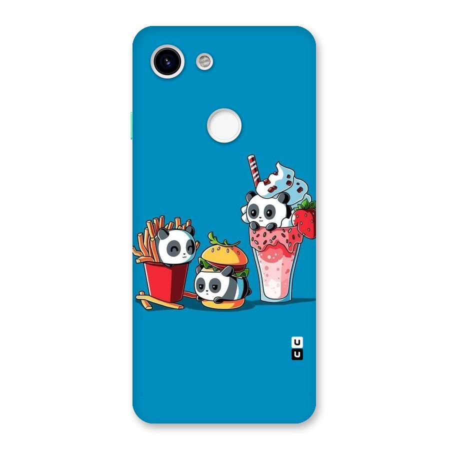 Panda Lazy Back Case for Google Pixel 3