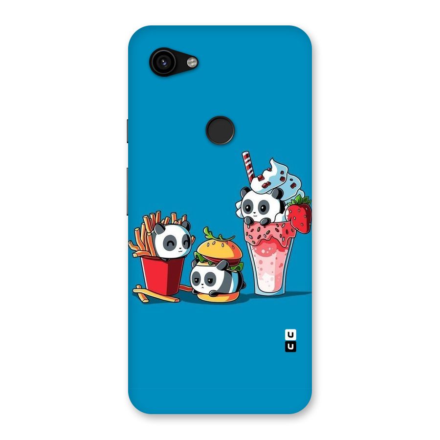 Panda Lazy Back Case for Google Pixel 3a XL