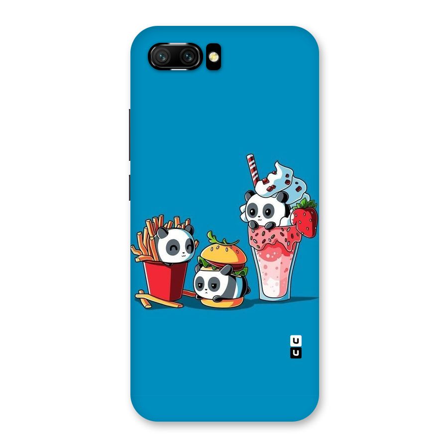 Panda Lazy Back Case for Honor 10