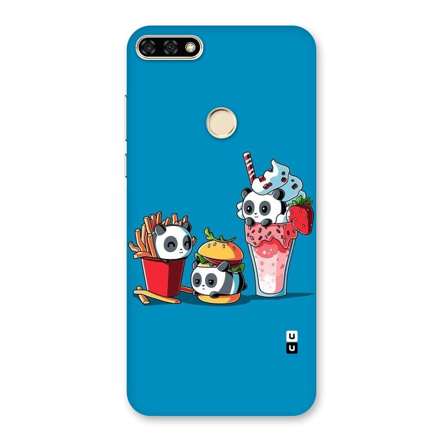 Panda Lazy Back Case for Honor 7A
