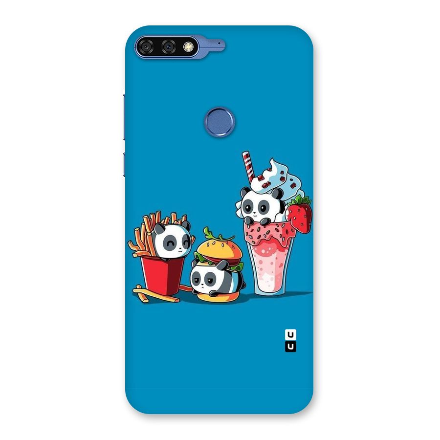 Panda Lazy Back Case for Honor 7C