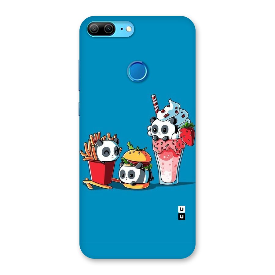 Panda Lazy Back Case for Honor 9 Lite