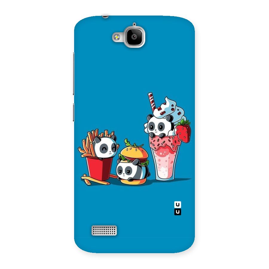 Panda Lazy Back Case for Honor Holly