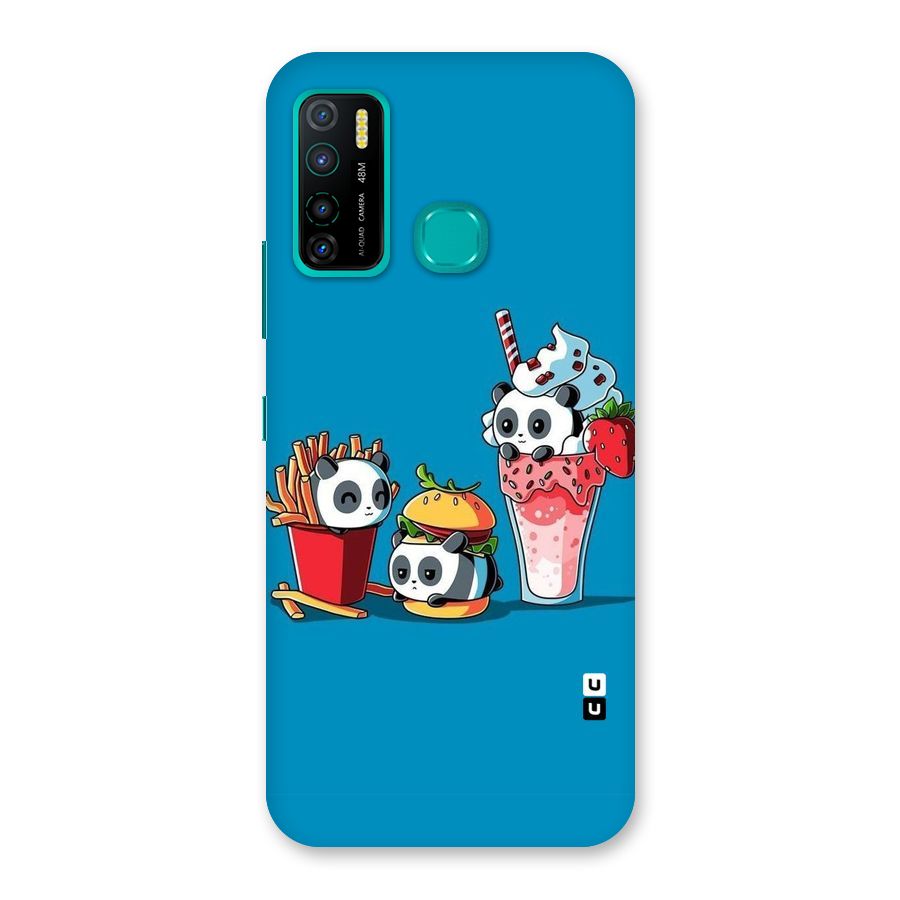 Panda Lazy Back Case for Infinix Hot 9 Pro