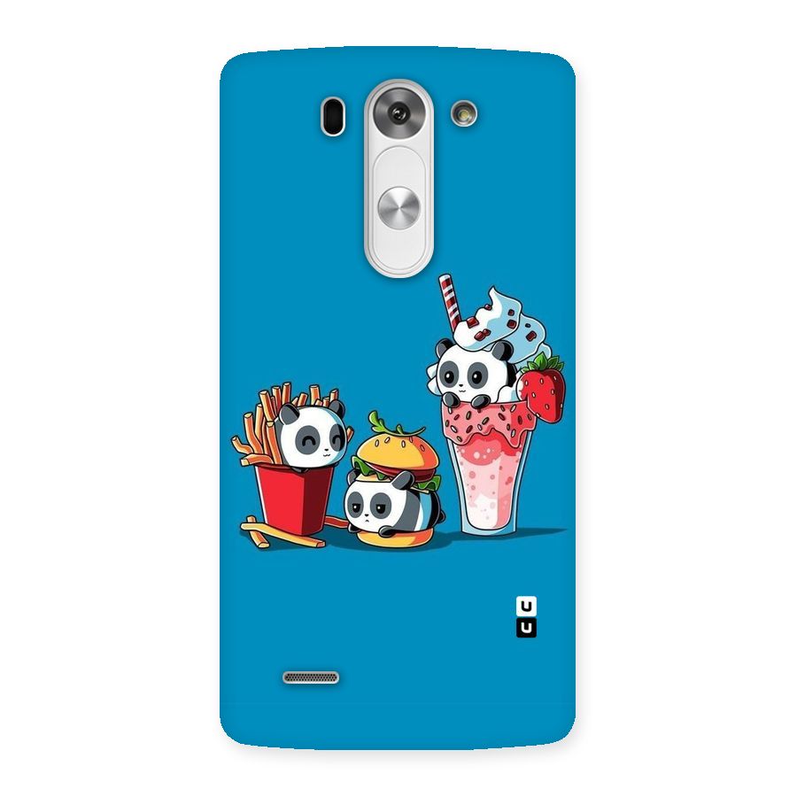 Panda Lazy Back Case for LG G3 Mini