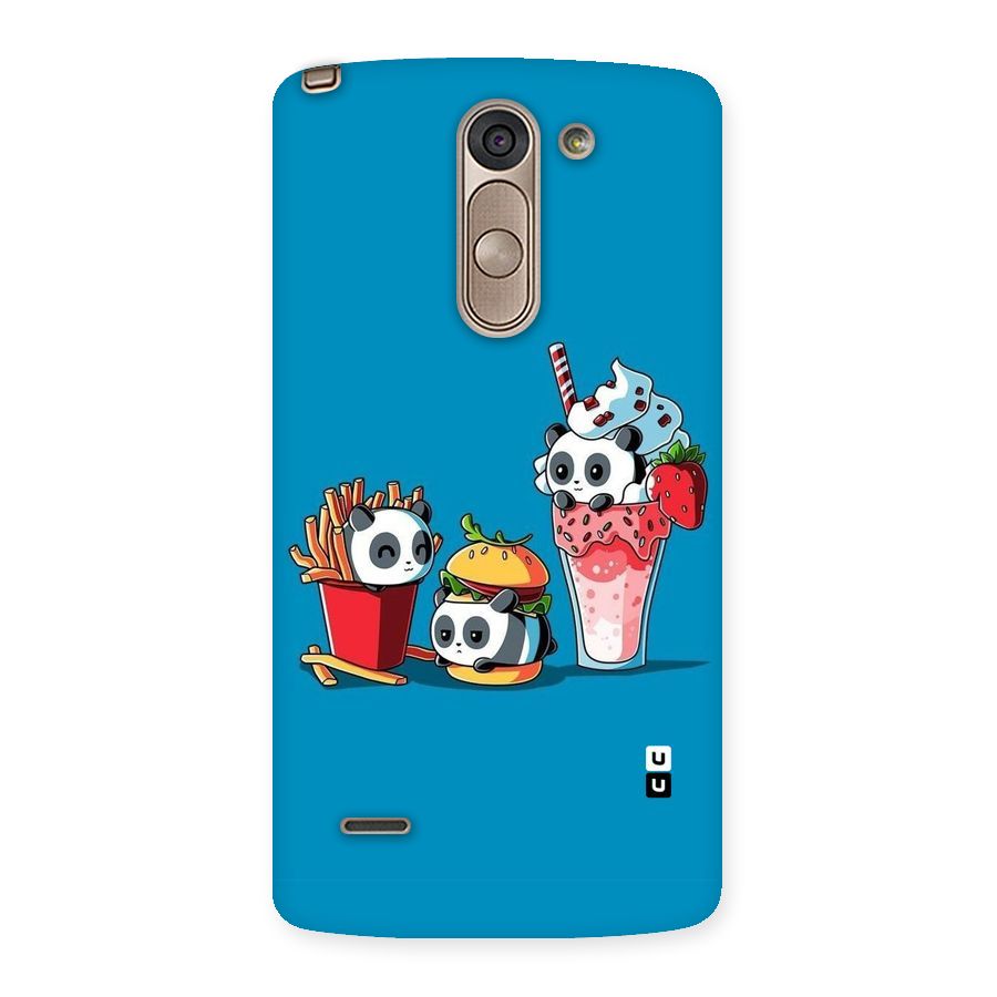Panda Lazy Back Case for LG G3 Stylus