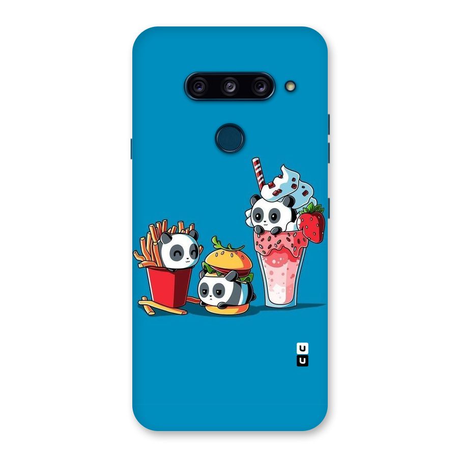 Panda Lazy Back Case for LG  V40 ThinQ