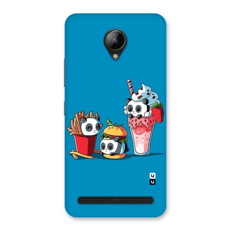 Panda Lazy Back Case for Lenovo C2