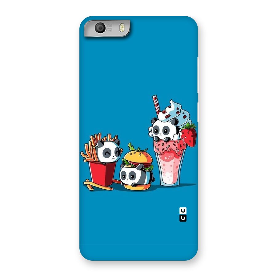 Panda Lazy Back Case for Micromax Canvas Knight 2