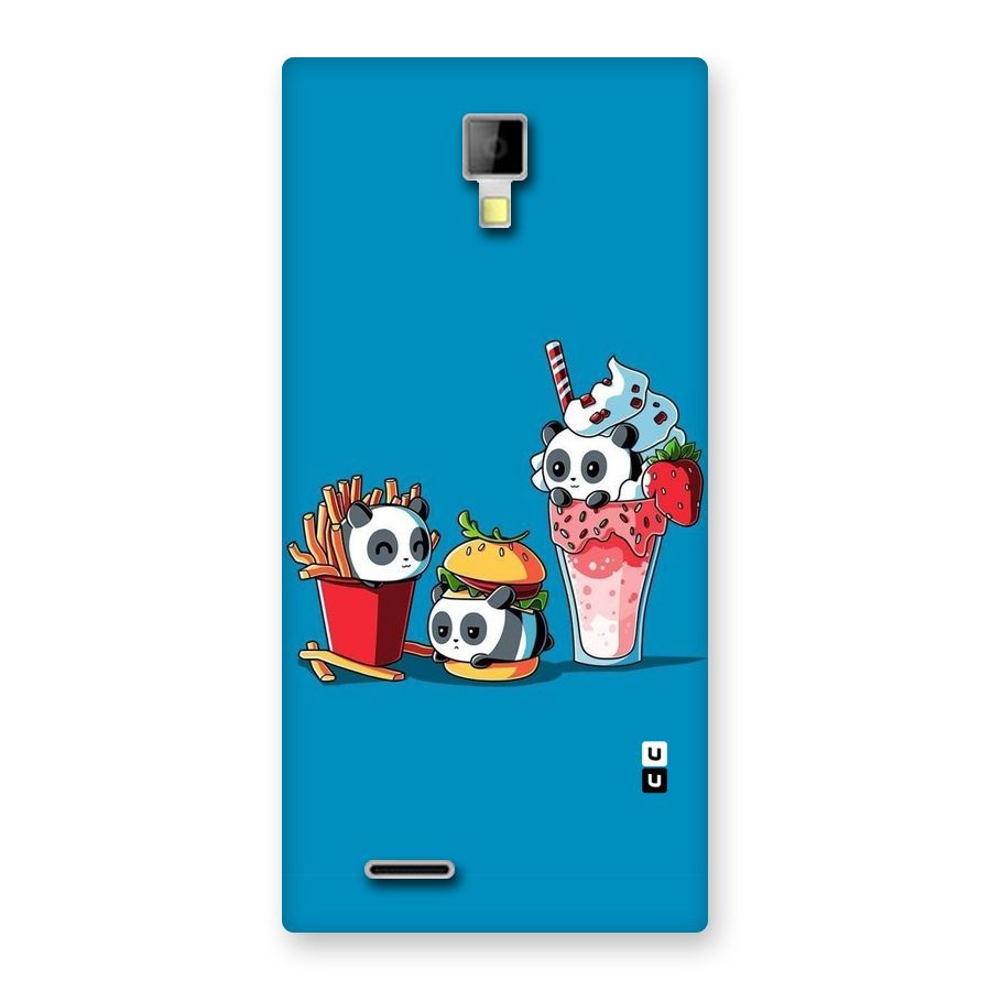 Panda Lazy Back Case for Micromax Canvas Xpress A99