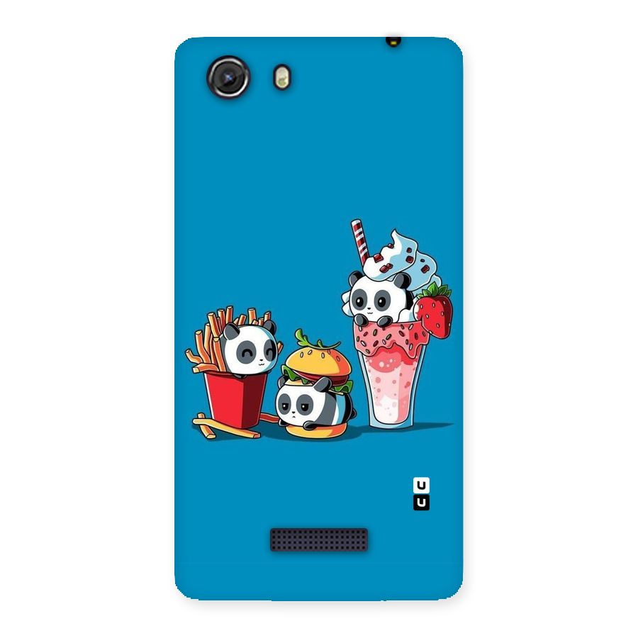 Panda Lazy Back Case for Micromax Unite 3