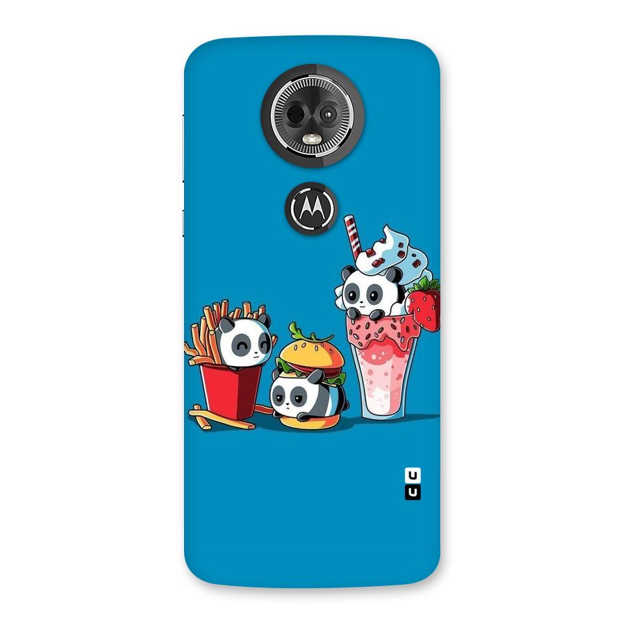 Panda Lazy Back Case for Moto E5 Plus