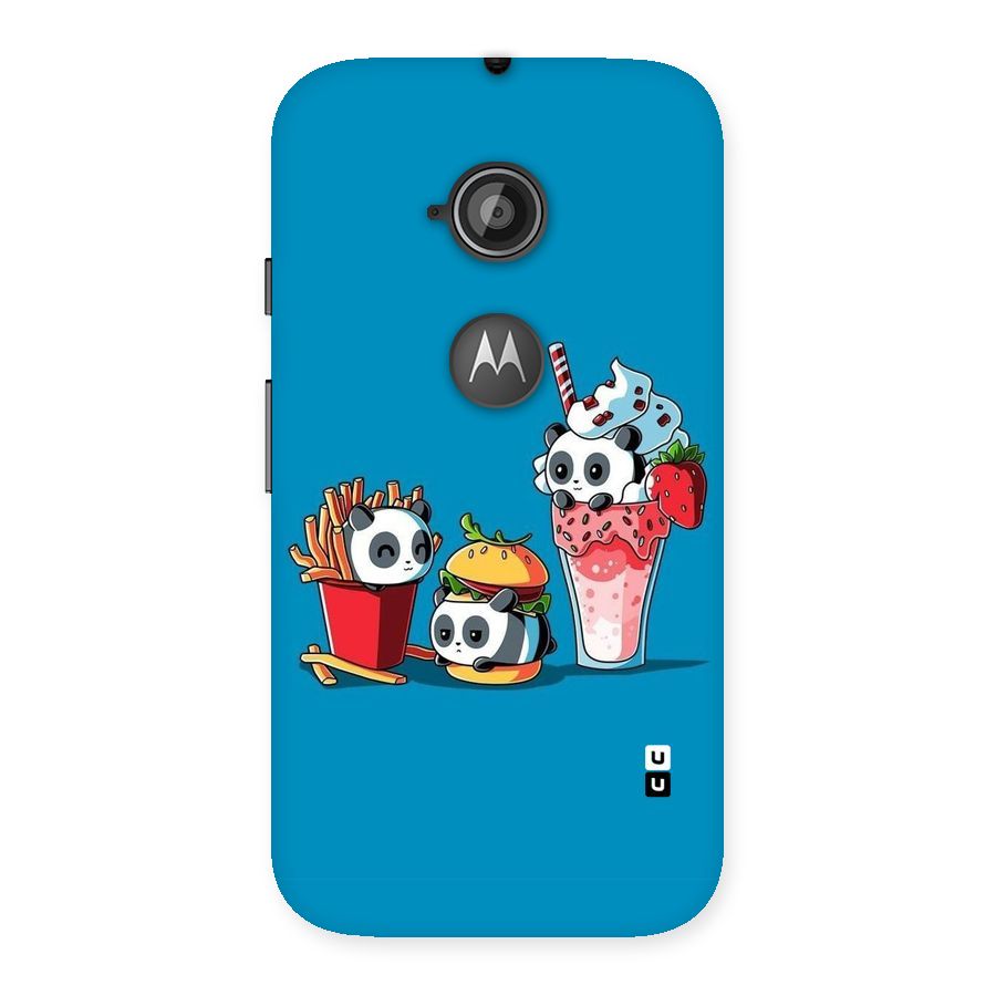 Panda Lazy Back Case for Moto E 2nd Gen