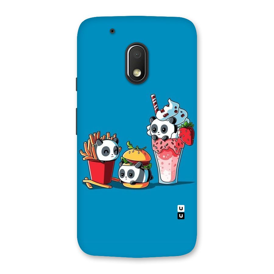 Panda Lazy Back Case for Moto G4 Play