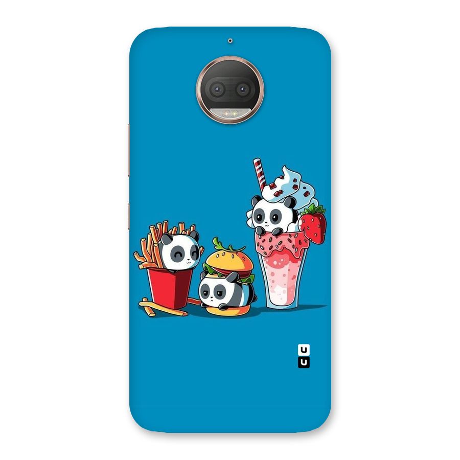 Panda Lazy Back Case for Moto G5s Plus