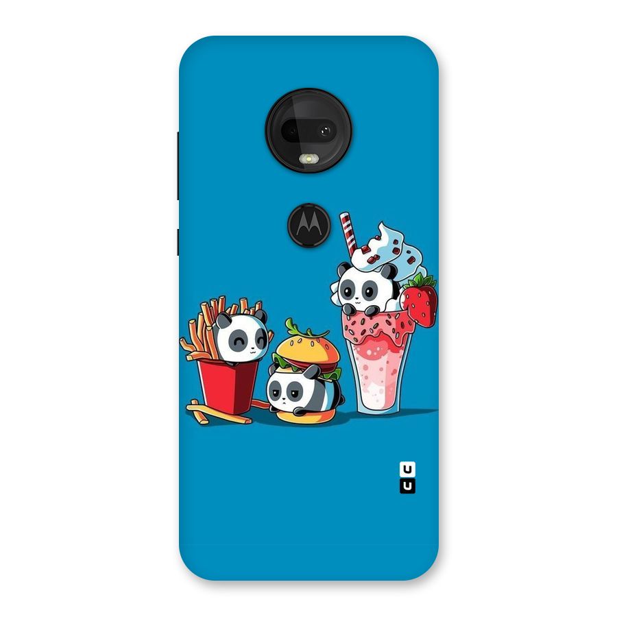 Panda Lazy Back Case for Moto G7