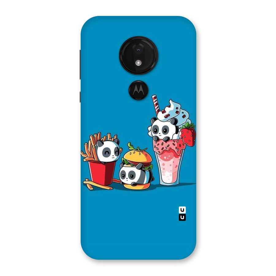 Panda Lazy Back Case for Moto G7 Power