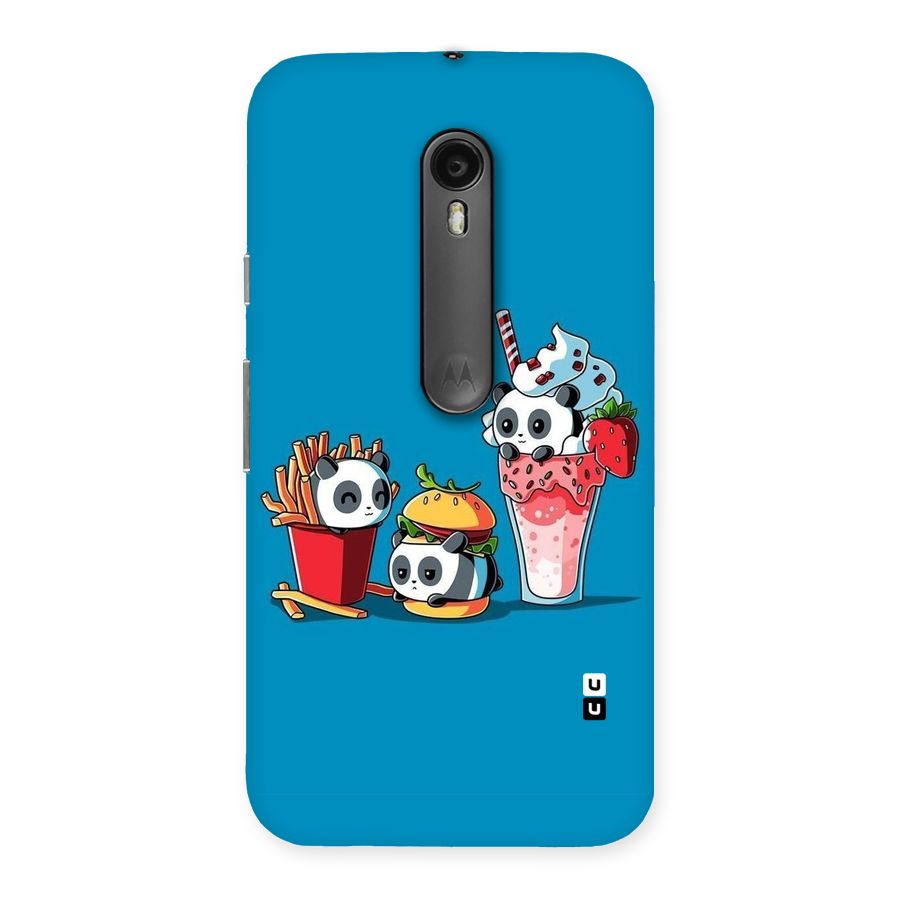 Panda Lazy Back Case for Moto G Turbo