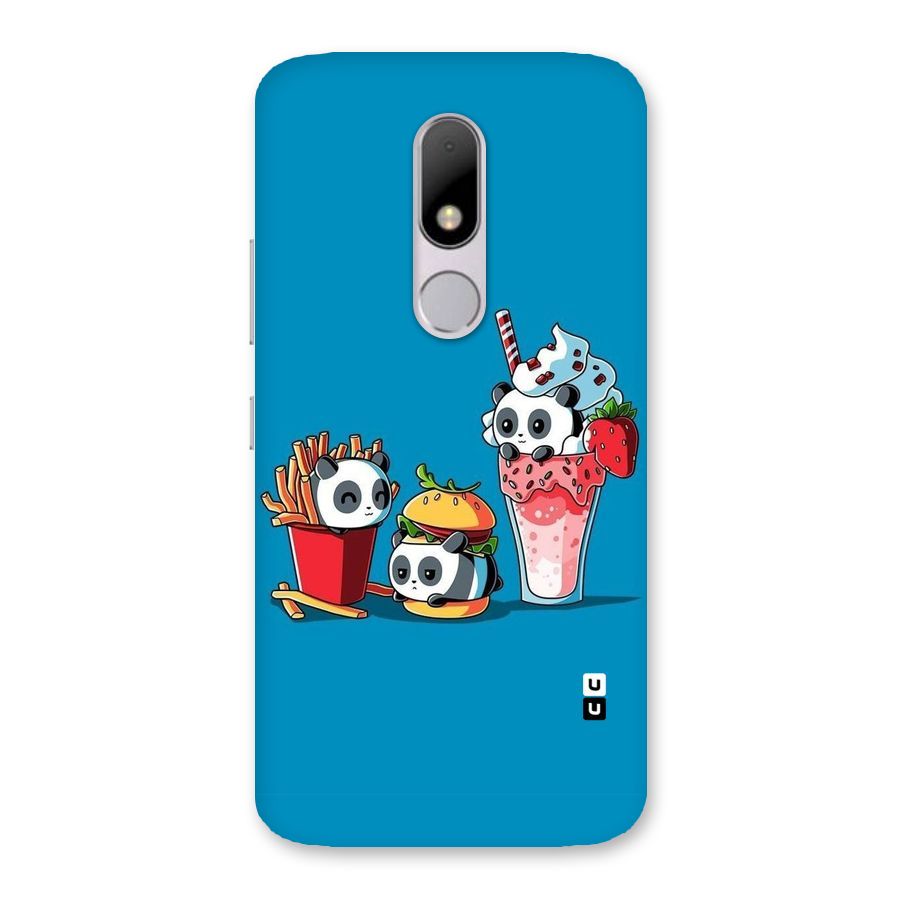 Panda Lazy Back Case for Moto M