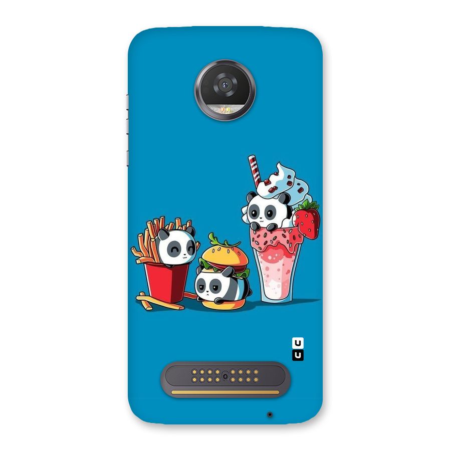 Panda Lazy Back Case for Moto Z2 Play
