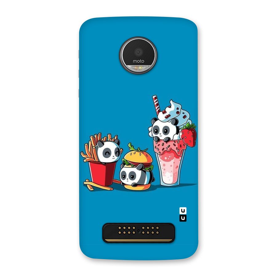 Panda Lazy Back Case for Moto Z Play