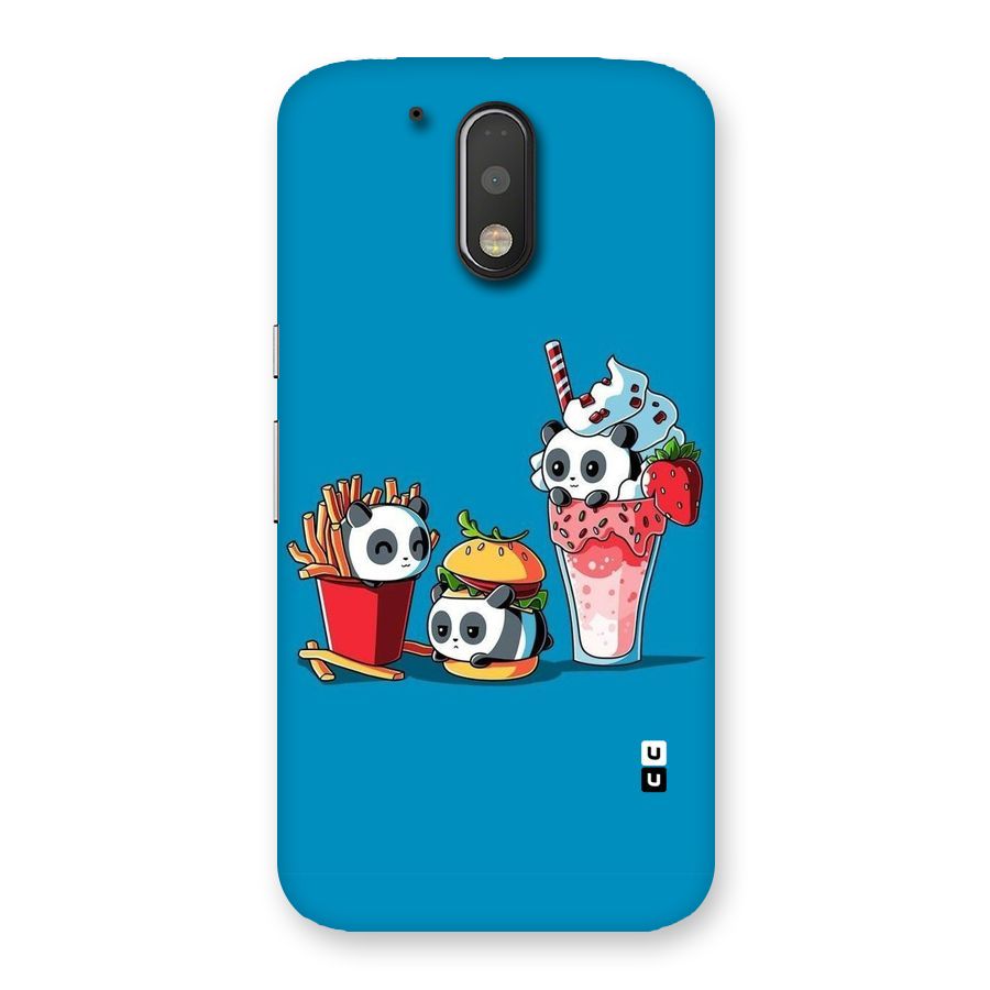 Panda Lazy Back Case for Motorola Moto G4 Plus