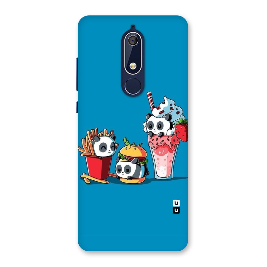 Panda Lazy Back Case for Nokia 5.1
