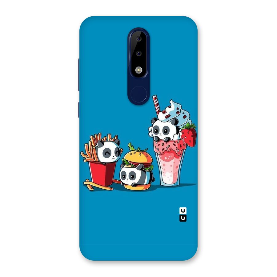 Panda Lazy Back Case for Nokia 5.1 Plus