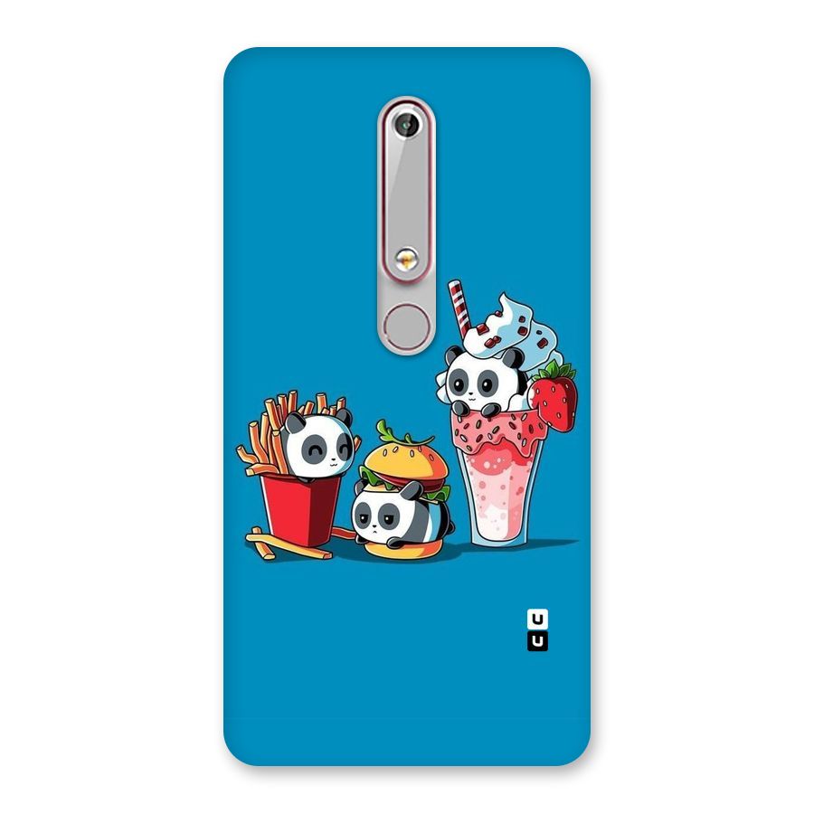 Panda Lazy Back Case for Nokia 6.1
